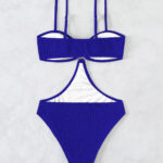 Women's Solid Color One-piece Swimsuit