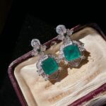 Women's Caviar Emerald Necklace Wheat Zircon Bracelet