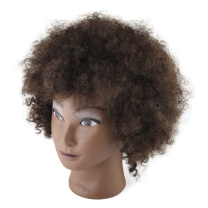 Black real human hair model