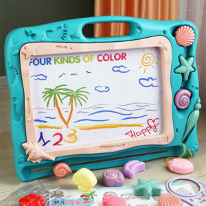 Children's Magnetic Drawing Board Household Large Bracket Doodle Board Color Painting Toys