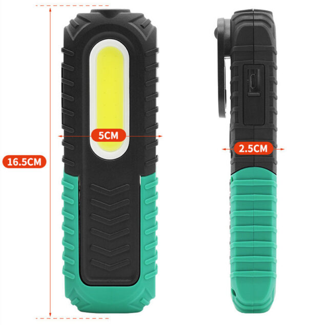 Auto Repair Work Light Coated Glue Drop-resistant Charging Inspection Lamp