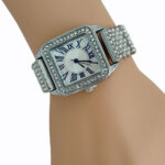 Bracelet Set Square Full Sky Star Full Diamond Women's Watch