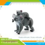 Simulation Forest Animal African White Lion Black Crown Macaque Ferret Manchuria Warthog Koala Python Model Toy