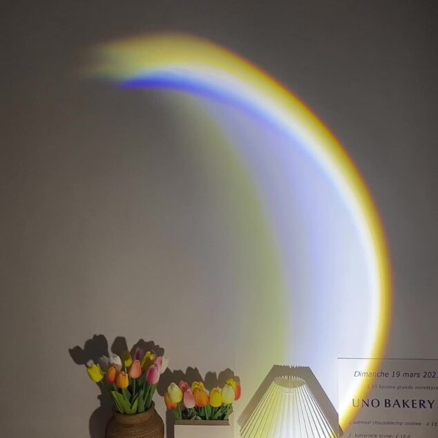 INS USB Moon Lamp LED Rainbow Neon Night Sunset Light Projector Photography Wall Atmosphere Lighting For Bedroom Home Decor