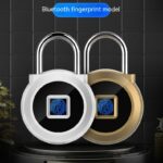 Smart Fingerprint Padlock Bluetooth APP Unlocking Electronic Locker Anti-theft Fingerprint Lock